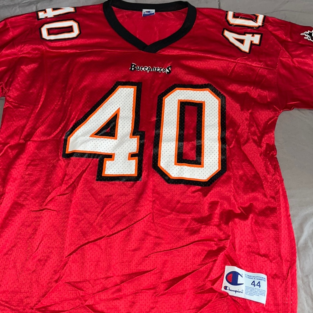 Vintage Champion Tampa Bay Buccaneers Mike Alstott Jersey